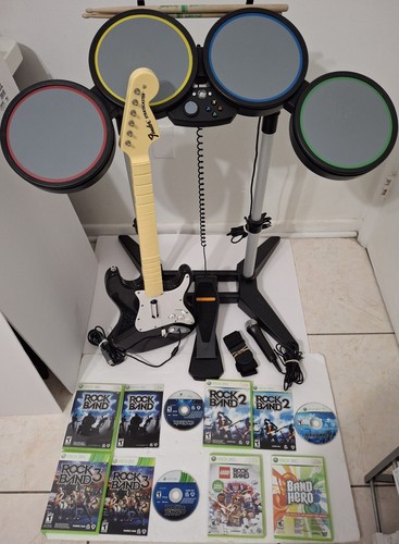 Xbox 360 rock band - band, 1,