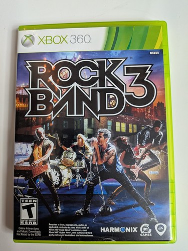 Rock band xbox 360 completo - band, 3