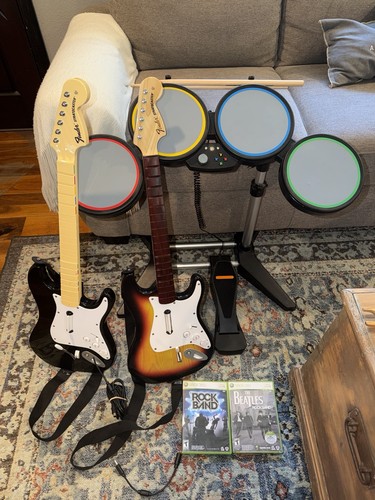 Set completo rock band xbox - set,